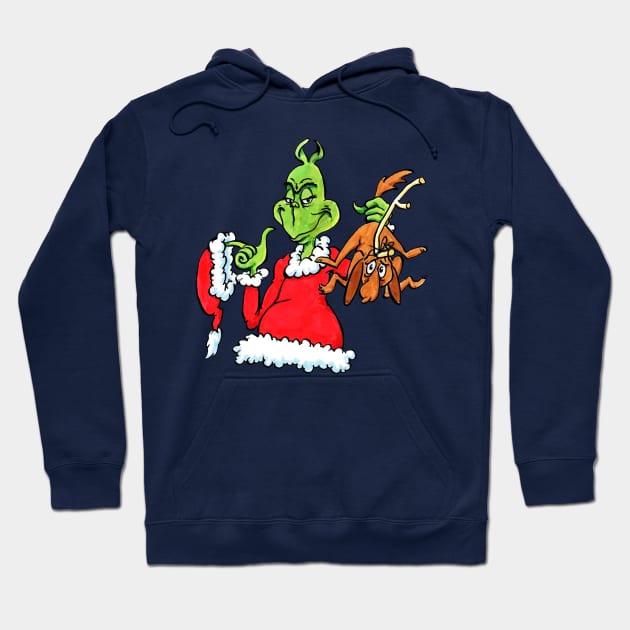 merry grinchmas vintage Hoodie by iritaliashemat